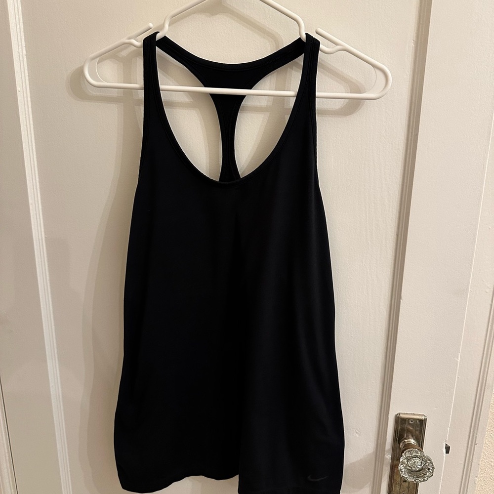 Nike Women’s Black Dri Fit Racerback Tank Top